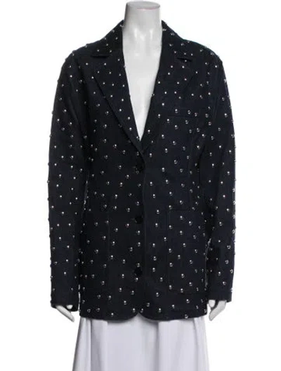 Pre-owned Lanvin Blazer W/ Tags In Blue