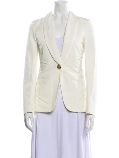 Pre-owned Lanvin Blazer In White