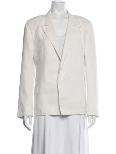 Pre-owned Lanvin Blazer In White