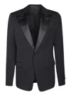 Lanvin Single-breasted Button-fastening Blazer In Black