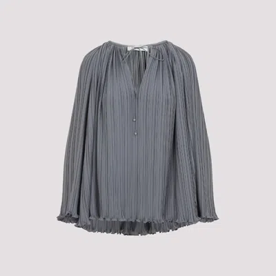 LANVIN BLOUSE IN GREY POLYESTER