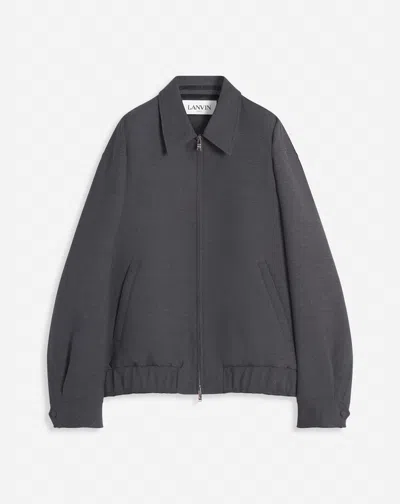 Lanvin Blouson Classique Zippé Pour Homme In Anthracite