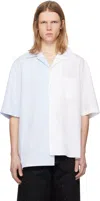 Lanvin Blue Cotton Shirt In Light Blue22