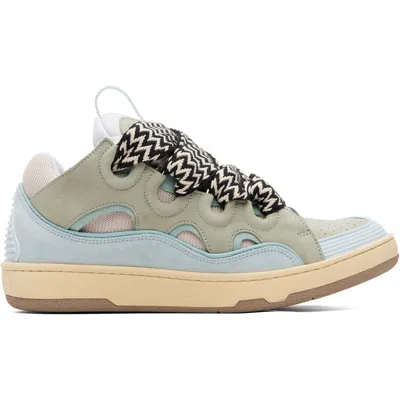 Lanvin Blue Curb Sneakers In 21pale Blue
