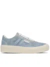 Lanvin Blue Leather Sneaker In Blue