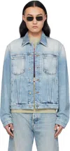 Lanvin Blue Regular Denim Jacket In Light Blue22