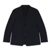 Lanvin Blue Single Breasted Flap Pockets Jacket Blazer In Blue