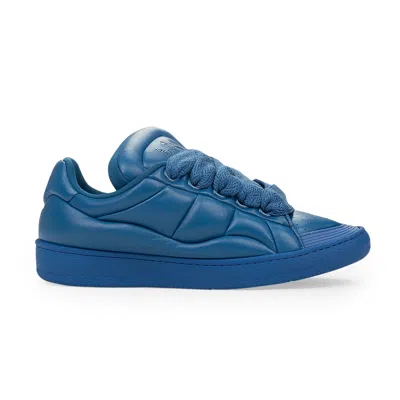 Lanvin Blue/blue Basses Curb Xl Sneakers
