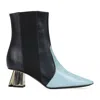 Lanvin Blue/blue M & E Ankle Boots In Black
