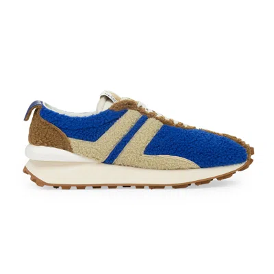 Lanvin Blue/ecru Bumpr Sneakers