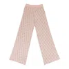 Lanvin Presbyopia Straight Tube Casual Pants In Pink
