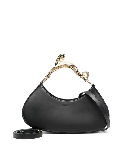 Lanvin Cat Tote In Black