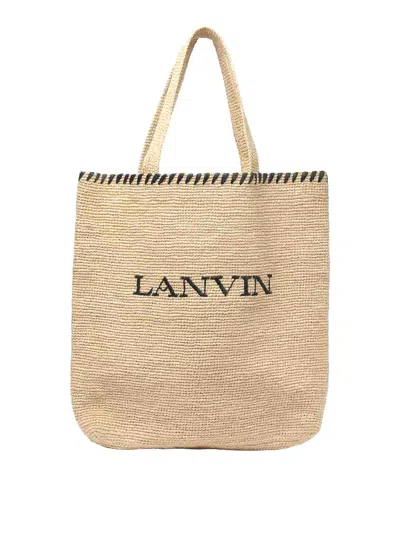 Lanvin Bolso Shopping - Beis In Beige