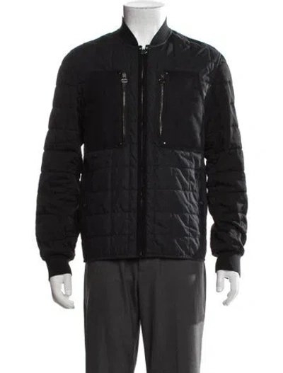 Pre-owned Lanvin Bomber Jacket In Black
