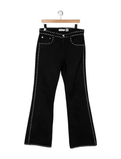 Pre-owned Lanvin Bootcut Jeans In Black