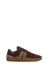 Lanvin Clay Sneakers With Translucid Sole Shoes In Burgundy