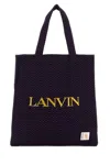 Lanvin Embroidered-logo Tote Bag