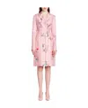 Lanvin Botanica-print Silk Shirt Dress In Pink