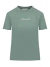 Lanvin Embroidered T-shirt In Green