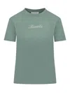 Lanvin Embroidered T-shirt In Green