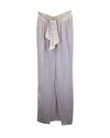 Lanvin Bow Detail Maxi Skirt In Grey Acetate In Grey