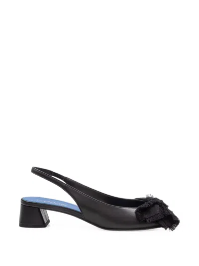 Lanvin Bow-embellished Pumps In Black