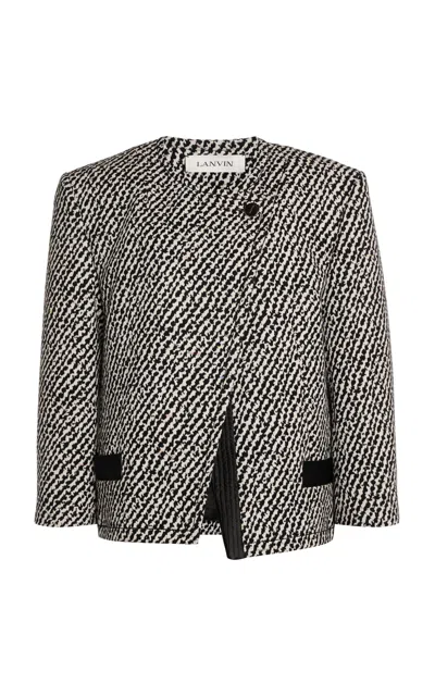 Lanvin Boxy Jacquard Jacket
