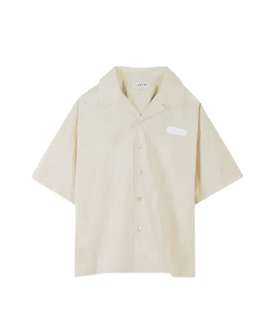 Lanvin Boys' Short-sleeved Shirt - Little Kid, Big Kid In Neutral