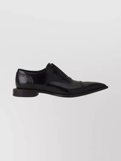 LANVIN BROGUES WITH POINTED TOE DESIGN