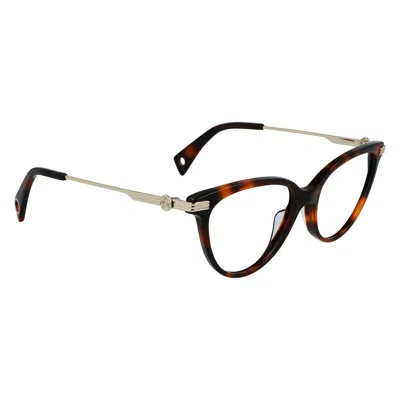 Lanvin Brown Acetate Frames In Multi