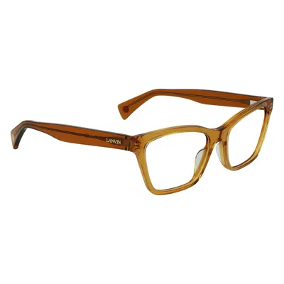 LANVIN LANVIN BROWN ACETATE GLASSES WOMEN'S (FRAMES)