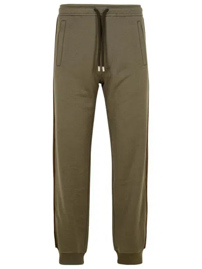 LANVIN LANVIN BROWN COTTON JOGGER PANTS