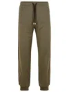 Lanvin Brown Cotton Jogger Pants In Brown