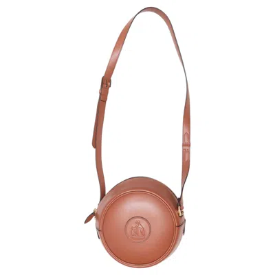 Pre-owned Lanvin Brown  Round Camera Crossbody Bag