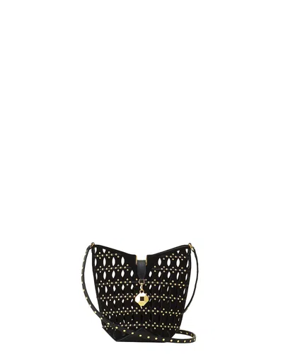 Lanvin Bucket Bag In Suede In Black