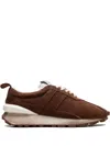 Lanvin Men Bumper Sneakers In Brown