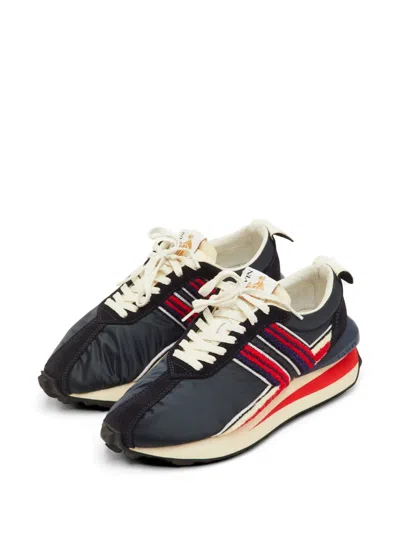 Pre-owned Lanvin Bumper Runner Sneakers In Blue