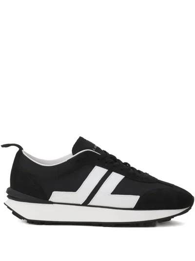 Lanvin Bumper Stripe-panel Sneakers In Multi