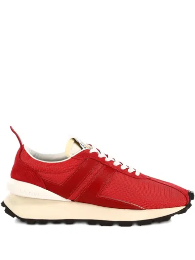 Lanvin Red Bumper Sneakers