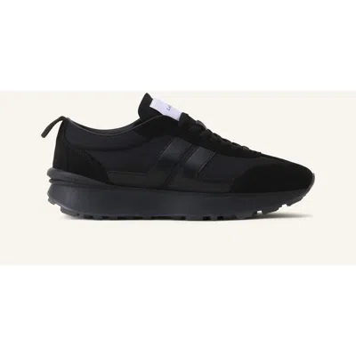 Lanvin Bumpr Nylon Sneakers In Black