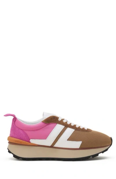 Lanvin Bumpr Sneakers In Nylon And Mesh In Multi
