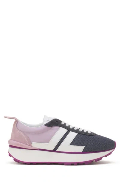 Lanvin Bumpr Sneakers In Nylon And Mesh In Multi