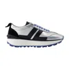 Lanvin Bumpr Smooth Sneakers In Silver