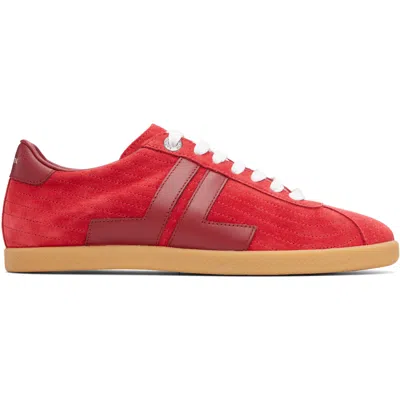 Lanvin Burgundy Glen 2.0 Sneakers In Red