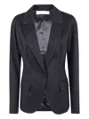 Lanvin Single-breasted Tailored Jacket Clothing In Black