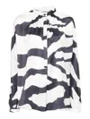 Lanvin Graphic-print Blouse In White