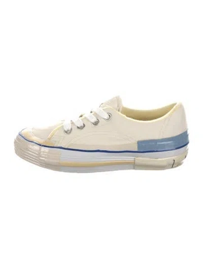Pre-owned Lanvin Canvas Printed Sneakers