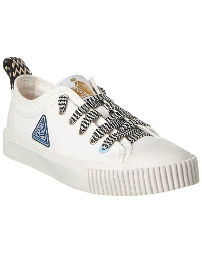 Lanvin Canvas Sneaker In White