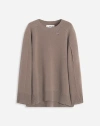 Lanvin Pull Cape Pins Chat Pour Femme In Marron Glace