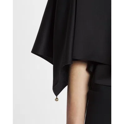 Lanvin Cape Top In Black